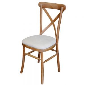 Crossback Chairs - Natural Wood