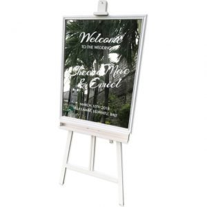 Mirror Welcome Board