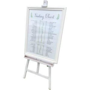 White Welcome Board