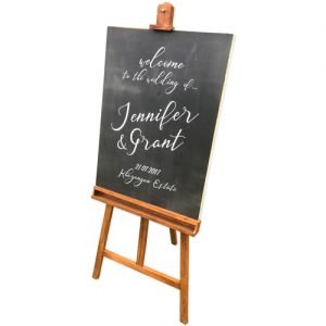 Printed Blackboard Easel